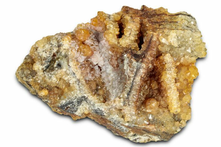 Sparkling Turkish Citrine Crystal Cluster - New Find! #336917